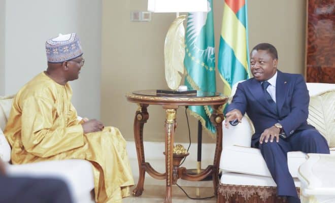  Le chef de l’État a reçu une délégation gouvernementale nigérienne