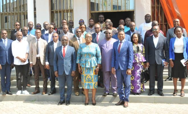  La ministre Kouigan a échangé avec les responsables des différentes directions de son cabinet