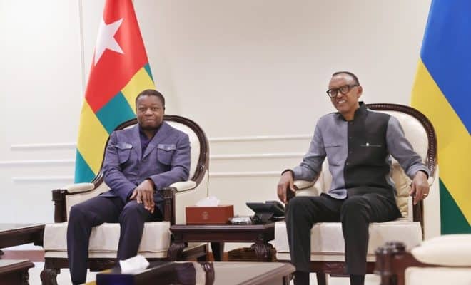  Le chef de l’Etat Faure Essozimna Gnassingbé en visite officielle au Rwanda