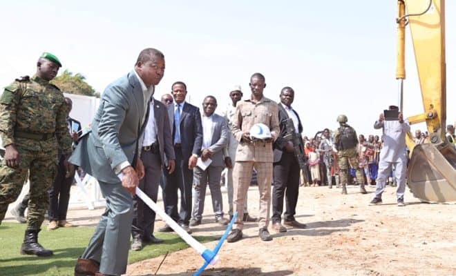  Le chef de l’Etat lance officiellement les travaux de construction de la voie de contournement de la ville de Sokodé