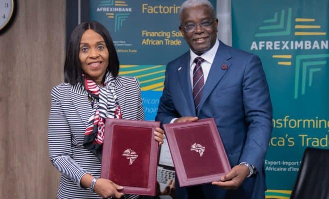  Afreximbank accorde une ligne de crédit d’affacturage de 15 millions d’euros à la Banque postale du Congo