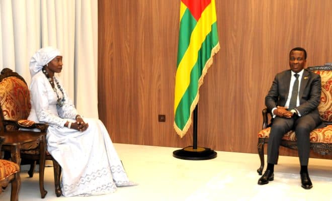 La coordonnatrice résidente du SNU au Togo reçue par le Président de l’Assemblée nationale