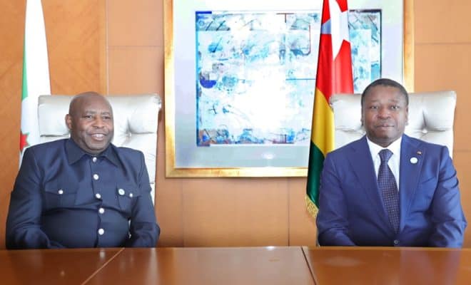  Paix et stabilité en Afrique :Le Burundi salue le leadership du PC Faure Essozimna Gnassingbé