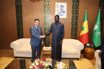  Le diplomate marocain Nasser Bourita reçu à Dakar, par le président de la République du Sénégal, M. Bassirou Diomaye Faye.