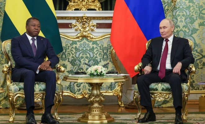 Diplomatie : Fructueux échanges entre Faure Gnassingbé et Vladimir Poutine au kremlin