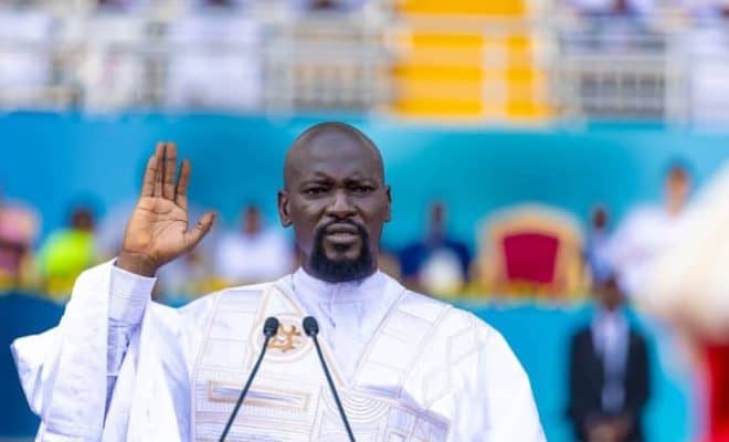  Le Président de l’Assemblée nationale Pr Komi Selom Klassou représente le PC à l’investiture du Président Mamadi Doumbouya